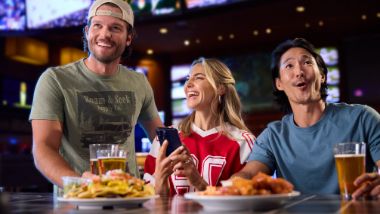 Guys at a sportsbook