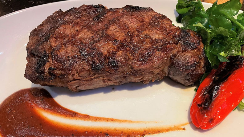 A high quality steak.