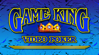 blue background with logo "Game King Video Poker"